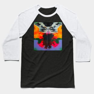 Butterfly Portrait Bright Flies 305 Baseball T-Shirt